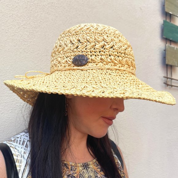 New Panama Jack Crocheted Toyo Sun Hat main image 4